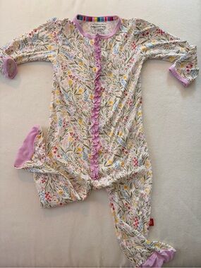 Magnetic Me floral pajamas 9m